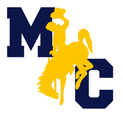 Cowboy on Bucking Horse School Logo